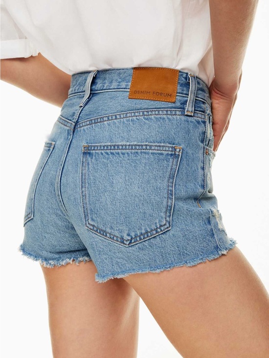 Denim Forum Pants - Aritzia Denim Forum The Yoko High Rise Jean Short